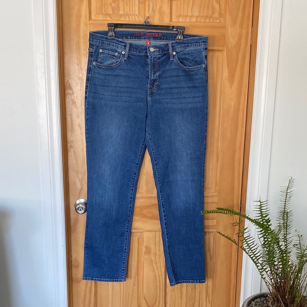Lucky Brand Women's Straight Leg Blue Jeans